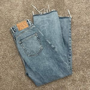 Zara high rise denim